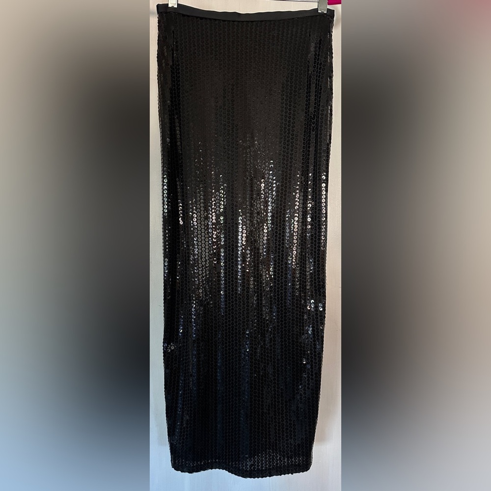 JS Collection Black Maxi Skirt